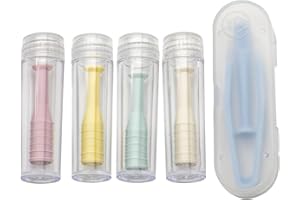 ‎AUSYIWI AUSYIWI Kontaktlinsen Pinzetten, 5 Stück Kontaktlinsen Hilfe zum Einsetzen, Kontaktlinsen Sauger Weiche Linsen, Kontaktlinsensauger für Harte Linsen, Jahreslinsen und Ortho-K Kontaktlinsen, Mehrfarbig