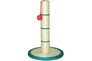 TRIXIE Arbre à Chat - Pôle Scratcher avec Balle (Jouet) - Coloris aleatoire