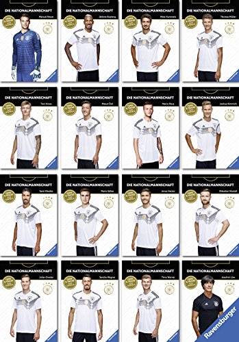 Preisvergleich Produktbild Ravensburger Minis - Die Nationalmannschaft (16er-Set): Fußball Wissen für die WM 2018