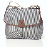 Babymel BM901 Wickeltasche Satchel, Blau Stripe