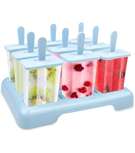 3-tlg. Eis Am Stiel Formen Aus Silikon - BPA-frei Mit 18 Stielen