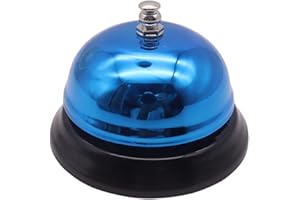 jiyun Cloche de Service, Service de Table, Cloche d'appel, Cloche de Bureau, Sonnette d'appel de Bureau antirouille en métal, Sonnette de réception pour hôtels, Restaurants, Cuisines, Ba, écoles