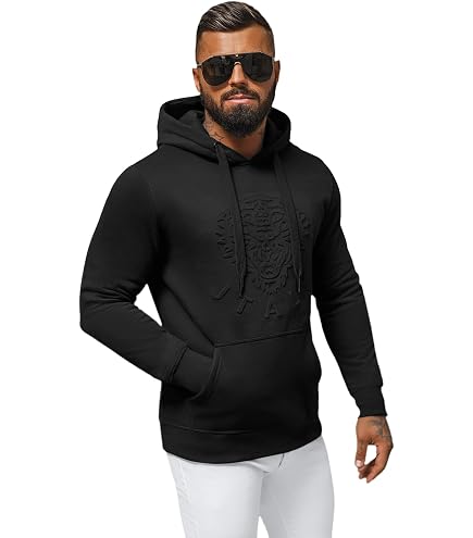 Hot Leathers Men's Sweet Demise Zip-Up Hoodie - Black, Heavyweight Biker Sweatshirt, Size Large - View #9