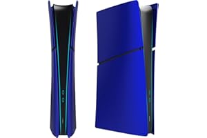 ElitePlay Cobalt Bleu PS5 numérique Mince façade Couverture plaques de Remplacement Coque pour Playstation 5 Mince modèle édition numérique