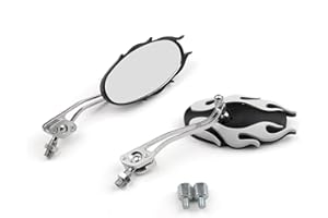 Bruce & Shark Universal Motorcycle Rearview Mirrors Rear View Mirror 8Mm 10Mm Purple