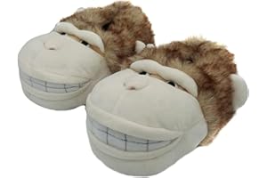 ONMYGOGO Damskie nowatorskie kapcie szczęśliwa małpa żyrafa pająk zwierzę kapcie dla kobiet i mężczyzn