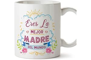 MUGFFINS Tazas para Mamá –Eres la Mejor Madre (Modelo 1) – Regalos para el día de la Madre/Desayunos Originales