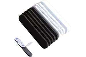 GRVICH 10 Pieces Hat Reducer Felt Cap Size Reducer Tape, Hat Inserts to Make Smaller, Hat Size Reducer Foam Reducing Tape for Hat Sweat Liner Protector (11 * 2cm,Black&White)