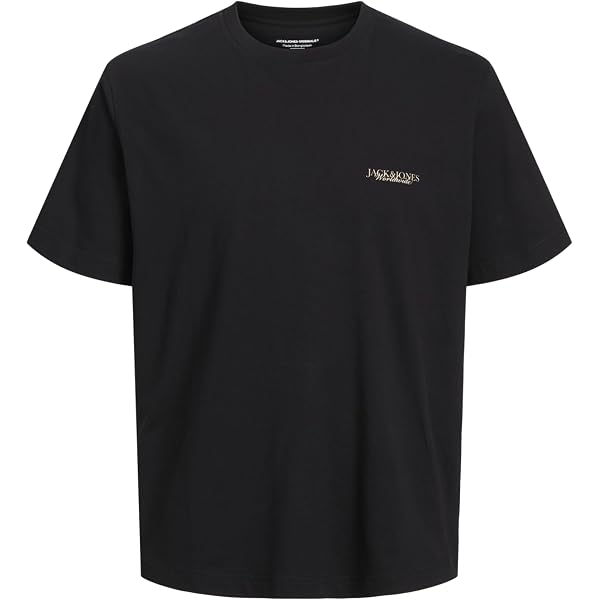 JACK & JONES Jcoconcrete Globe Tee SS - Maglietta Uomo Girocollo, Manica Corta, Vestibilità Larga - Primavera