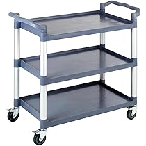 Carrello Portavivande 5 Ripiani In Acciaio Inox - Capacità 250 Kg, Ruote Con Freni - Foto 5