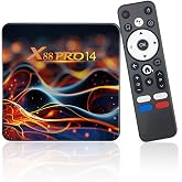 Android 14.0 TV Box, 2025 TV Box 4K with 2GB RAM 16GB ROM | RK3518 Quad-Core 64bit Cortex-A53 Mali 450 MP2 GPU Support Blueto