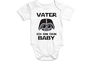 MoonWorks® Kurzarm Baby Body Vater ich Bin Dein Baby Spruch Nerd lustig Onesie Strampler