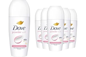 Dove Powder Deo Roller - 6 x 50 ml