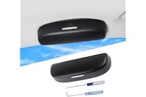 ‎LFOTPP LFOTPP GLA X156 / GLC X253 / A Klasse W176 / B Klasse W246 / C Klasse W205 Auto Sonnenbrillenetui,GLA Zubehör Sonnenbrillen Organizer, Auto Innenaufbewahrung (Schwarz)