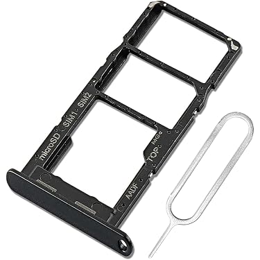 Bandeja Para Tarjeta SIM De Repuesto Para Honor 10 – Original, Incluye Pin De Extracción – Color Negro