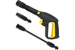 HIERBLA Pistolet de Nettoyeur Haute Pression – RemplaçAnt avec Lance Extension, Raccord Rapide, Compatible Karcher K2 K3 K4 K5 K6 K7 (150 Bar / 2175 PSI)