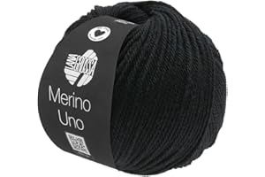 ‎LANA GROSSA LANA GROSSA Merino Uno | Klassische Merinowolle mit Superwash-Ausrüstung | Handstrickgarn aus 100% Schurwolle (Merino) | 50g Wolle zum Stricken & Häkeln | 125m Garn FB13
