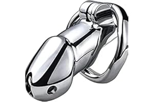 WOLWES Jaula Transpirable de Acero Inoxidable Adecuado para el Uso de protección Deportiva Adecuado para Hombres 3 tamaños-A15