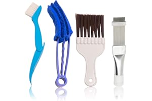 VULEVIRTUE 4 Stücke Klimaanlage Kondensator Flosse Kamm,Kondensator Kamm Trockner Reinigungsbürste Flosse Reinigung Bürste Klimaanlage Klimaanlage Lamellen Kamm Kühler Reparatur Werkzeug