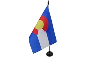 AZ FLAG Drapeau de Table Colorado en Polyester 100D, 21cm x 14cm