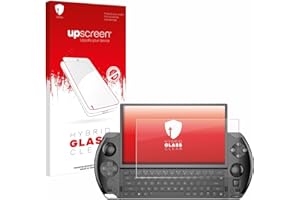 upscreen Tempered Glass Screen Protector Compatible with GPD Win 4 - Protective Glass [Clear, 9H Scratch-Resistant, Anti-Fingerprint]