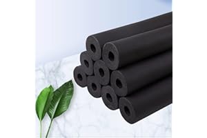 HAIRIT Tubo Isolante In Schiuma Antifreeze ID 6mm 9mm 13mm 16mm 19mm 22mm 25mm 28mm 32mm 43mm 48mm 60mm Tubo Isolante Del Condizionatore D'Aria Elastomerico Flessibile A Celle Chiuse Gomma Per Isolamento ( S
