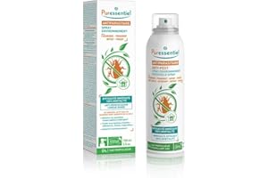 Puressentiel - Assainissant - Spray Textiles Antiparasitaire - aux huiles essentiels - traite tous textiles et mobiliers infestés par acariens, punaises, puces et mites - 150 ml