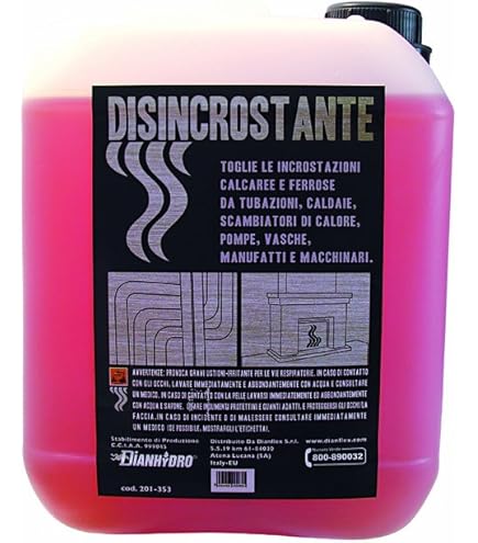 ACIDO DISINCROSTANTE CALDAIA LT. 10 BOILER CLEANER E SCALDABAGNO :  Amazon.it: Fai da te