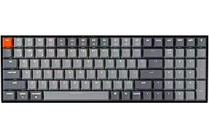 Keychron K4 96% Layout 100 tasti Wireless Bluetooth 5.1/Wired USB Tastiera da gioco meccanica con interruttore Gateron G Pro Brown RGB N-Key Rollover per Mac Windows PC-Versione 2