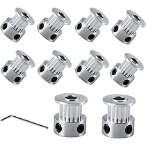 QUARKZMAN 2 stuks GT-2 riemschijf synchroon wiel 80 tanden 20 mm boring