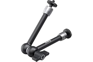 ‎SMALLRIG SMALLRIG Adjustable Articulating Magic Arm 11 cali Regulowane Magiczne Ramię Cierne z Gwintem 1/4 do Monitor LCD DSLR Camera Rig - 2066B