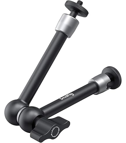 Camera Mount Magic Arm, 20,87 Inch Lengte, Dubbele Secties, Verstelbare Scharnierende Magic Arm, 2 Kg Belasting, 360° Rotatie, Aluminium