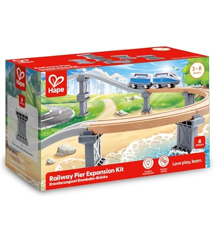 Bigjigs Rail Bauernhof-Eisenbahnset – 45 Teile, Für Kinder Ab 3 Jahren, Aus Nachhaltigem Holz