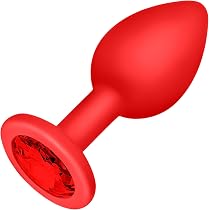 DUKESTON Mini Plug Anale Rosso Anal Plug Diamante Anale Plug Donna ...
