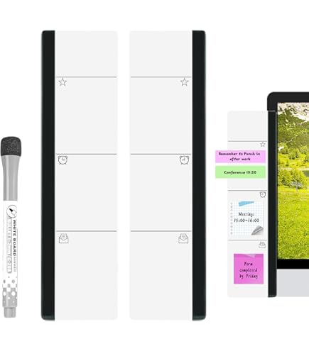 Ruzister Lot De 2 Accessoires De Bureau Moniteur Tableau Mu00e9mo Tableau