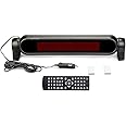 Leadleds Dc12v Led Car Rear Window Sign Board Scrolling Red Message Display Board Led Banner with Remote Controller and Cigar Lighter