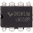 BOJACK LM358 Precision Dual Operational Amplifier, Plastic Package 8-Pin Dual In-line, patch Type（Pack of 50pcs）