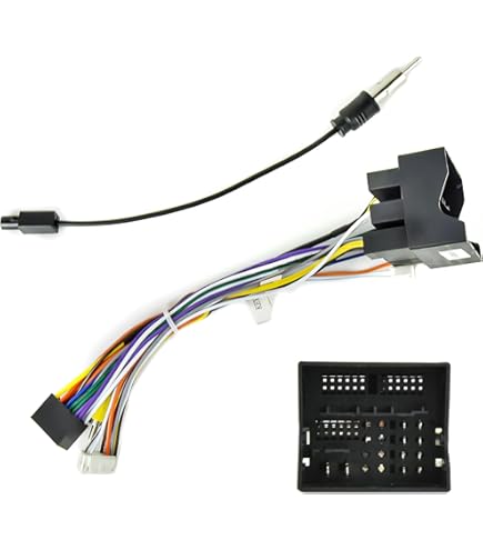 16pin Auto Stereo Radio Kabelboom, CD Speler Kabelboom met Canbus Box Vervanging voor 3 2011-2014, Koleos 2011-2014, Fluence 2010-2016