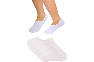 lurensa Calcetines invisibles niño/niña, de puro algodón calcetines cortos, medias transpirables suaves, antideslizantes-silicona para cualquier ocasión socks-pinkis-cortos-sport