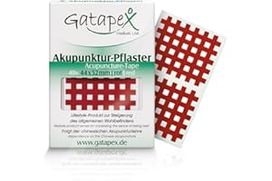 Gatapex Akupunktur-Pflaster (Größe L) 4,4 x 5,2cm rot 40 Stück