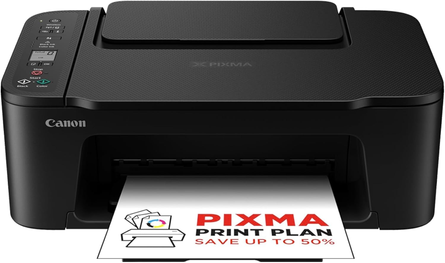 Canon PIXMA TS3750i Wireless Colour All-in-One Inkjet Printer - A4 Print, Copy, Scan - PIXMA Print Plan Compatible - Borderless Photo Printing - Wireless & Smartphone Print - Ideal for Home Printing