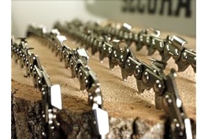SECURA 4 Stück Sägekette 3/8 35cm 1,3 mm für Stihl | Kettensäge Ersatzkette 35cm 14 Zoll 50 Treibglieder | Kettensägenketten Halbmeisselausführung | Sägeketten Stihl Sägekette MS230 MS180