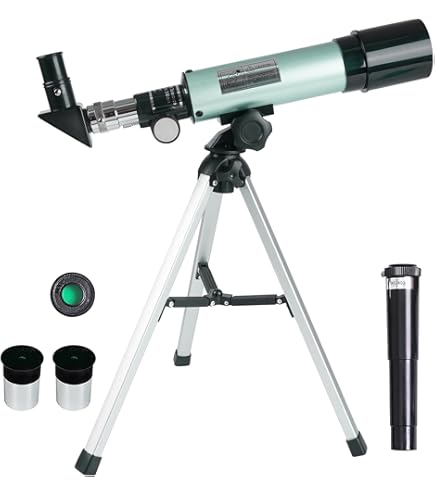 GALAXY TRACKER- 30/60 POWER 50MM ASTRONOMICAL TERRESTRIAL TELESCOPE WITH AL. TRIPOD