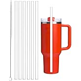 Yenigeldi Stanley Quencher 30/40 Oz Uyumlu Yedek Pipet Seti, 6 Adet Pipet ve 1 Temizleme Fır&ccedil;ası, BPA İ&ccedil;ermez