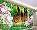 Produktbild Malilove Jade Wasser Vorhang Wasserfall Bambus Pfingstrose Tv Wand Dekorative Malerei Papel De Parede Wallpaper Für Wände 3D Behang 200X140CM