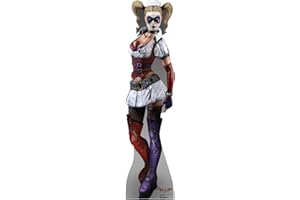 CARDBOARD PEOPLE Advanced Graphics Harley Quinn Life Size Cardboard Cutout Standup - Batman: Arkham Asylum