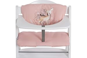 Hauck Highchairpad Deluxe Funda Trona, Compatible con Trona Evolutiva Hauck Alpha y Beta Plus, 2 Piezas, Cojin Bebe, Fácil colocación, Acolchado suave, 45x24x2 cm