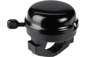 ‎PROPHETE Prophete Fahrradklingel, Fahrrad-Glocke im puristischem Design, Durchmesser 50mm, Farbe schwarz oder verzinkt