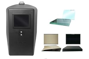 SCHWEISSTECHNIK BARIC Schweißerschutzschild im Set mit einem Vorsatzglas und einem getönten Schutzglas DIN 11 90 x 110 mm