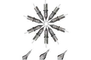 ATOMUS 30pcs Tattoo Cartridge Needles - 1RL, 3RL, 5RL Round Liner for Pen & Machine